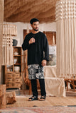 The Bay Men Kurta - Black