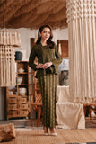 The Bay Women Broderie Kebaya - Olive