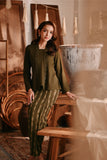 The Bay Women Broderie Kebaya Top - Olive