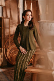 The Bay Women Broderie Kebaya Top - Olive