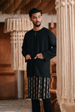 The Bay Men Kurta - Black