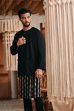 The Bay Men Kurta - Black