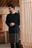 The Bay Men Kurta - Black