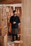 The Bay Men Kurta - Black