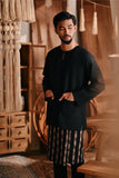 The Bay Men Kurta - Black