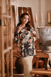 The Bay Women Broderie Kurung Blouse - Rich