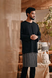 The Bay Men Kurta - Black