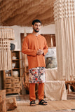 The Bay Men Kurta - Brown