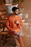 The Bay Men Kurta - Brown