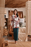 The Bay Women Broderie Kurung Blouse - Blooming