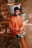 The Bay Men Kurta - Brown