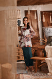 The Bay Women Broderie Kurung Blouse - Blooming