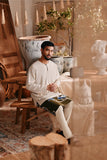 The Bay Men Kurta - Champagne