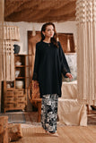 The Bay Women Summer Kurung Top - Black