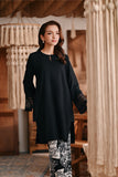 The Bay Women Summer Kurung Top - Black