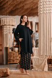 The Bay Women Summer Kurung Top - Black