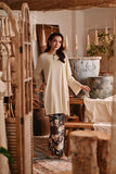 The Bay Women Summer Kurung Top - Khaki