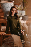 The Bay Women Broderie Kurung Blouse - Olive