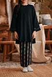 The Bay Folded Skirt - Black Stripe