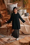 The Bay Folded Skirt - Black Stripe