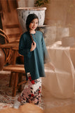 The Bay Summer Kurung Top - Emerald Green