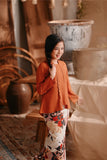 The Bay Broderie Kebaya - Brown