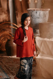 The Bay Broderie Kurung Blouse - Terracotta