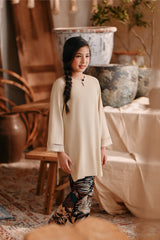 The Bay Summer Kurung Top - Khaki