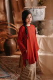 The Bay Summer Kurung Top - Terracotta