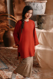 The Bay Summer Kurung Top - Terracotta