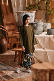 The Bay Summer Kurung Top - Olive