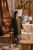 The Bay Summer Kurung Top - Olive