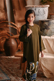 The Bay Summer Kurung Top - Olive