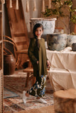 The Bay Summer Kurung Top - Olive