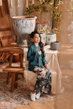 The Bay Broderie Kebaya Top - Emerald Green