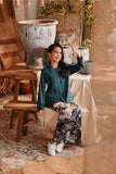 The Bay Broderie Kebaya Top - Emerald Green