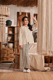 The Bay Broderie Kebaya - Khaki