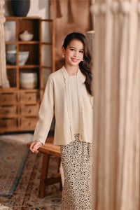 The Bay Broderie Kebaya - Khaki