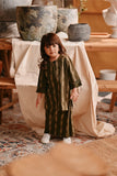 The Bay Summer Kurung Top - Olive Stripe