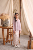 The Bayu Jacquard Skirt - Spring Lavender
