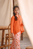 The Bayu Kebaya Top - Orange