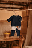 The Nest Babies Kurta - Navy Blue