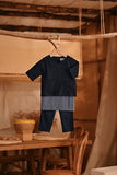 The Nest Babies Kurta - Navy Blue