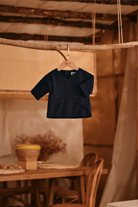 The Nest Babies Kurta - Navy Blue