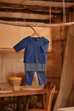 The Nest Babies Kurta - Steel Blue