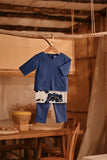 The Nest Babies Kurta - Steel Blue