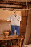 The Nest Babies Kurta - Earth Stripe