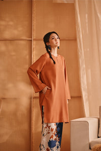 The Nest Women Kurung Riau Top - Brown