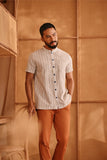 The Nest Men Oriental Shirt - Earth Stripe