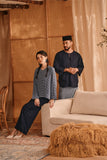 The Nest Men 3/4 Sleeve Kurta - Navy Blue